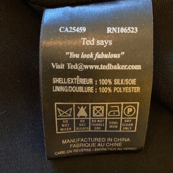 Ted Baker Graphic Silk Spaghetti Strap Dress - Picture 11 of 16